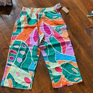 NWT bright linen pants